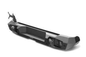 Jeep Wrangler JL Bumper - Rear - Go Rhino - Trailline Full Width - Black - `18-`27